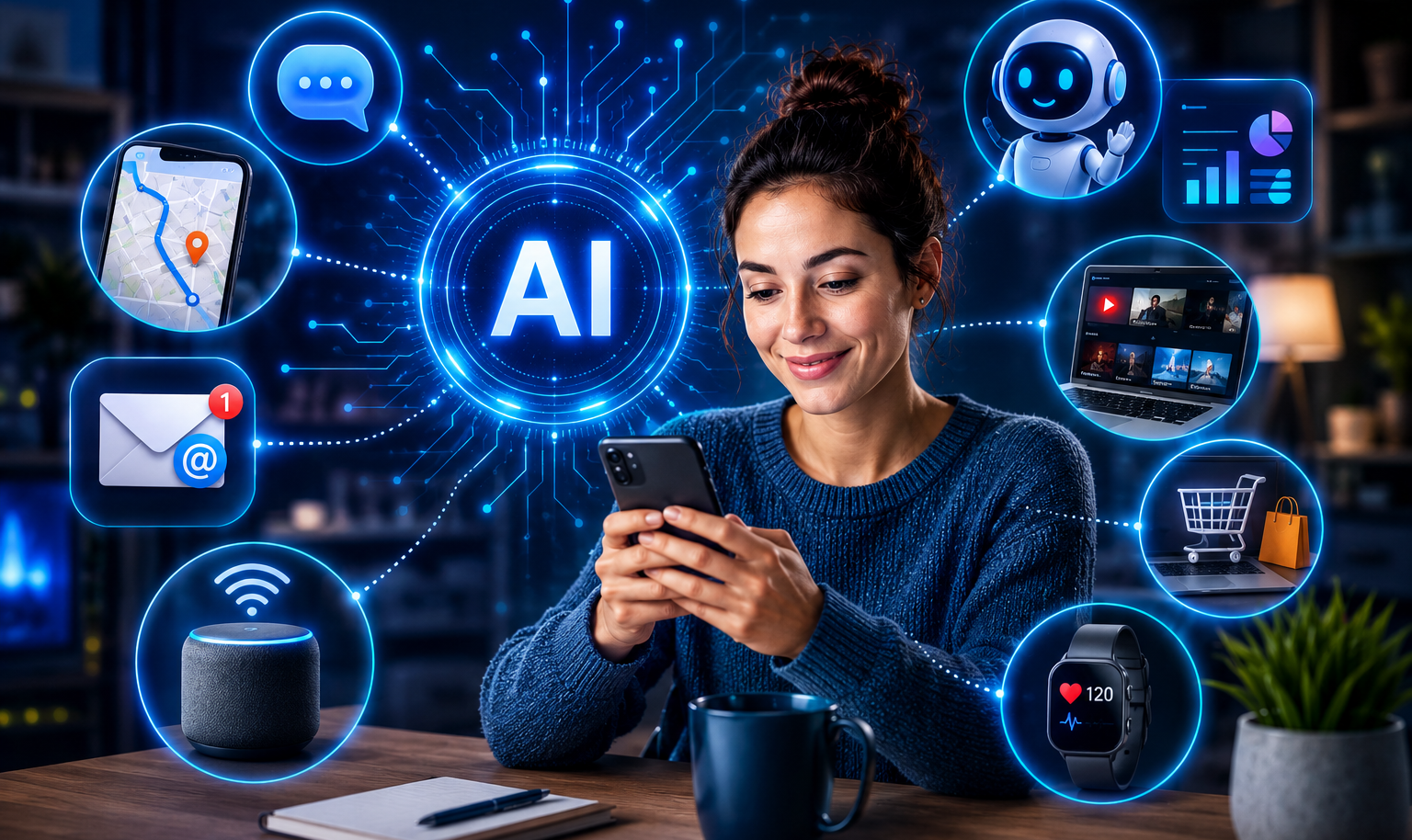 Inteligência Artificial no Dia a Dia: Como a IA Já Faz Parte da Sua Rotina