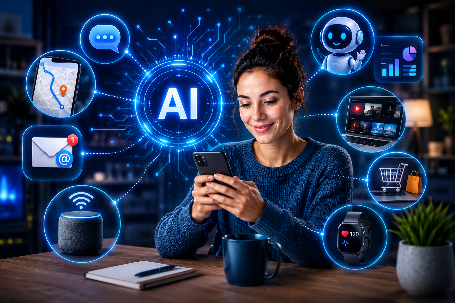 Inteligência Artificial no Dia a Dia: Como a IA Já Faz Parte da Sua Rotina